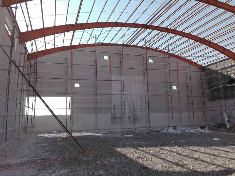 اجرای نمای سیمانی شسته 1